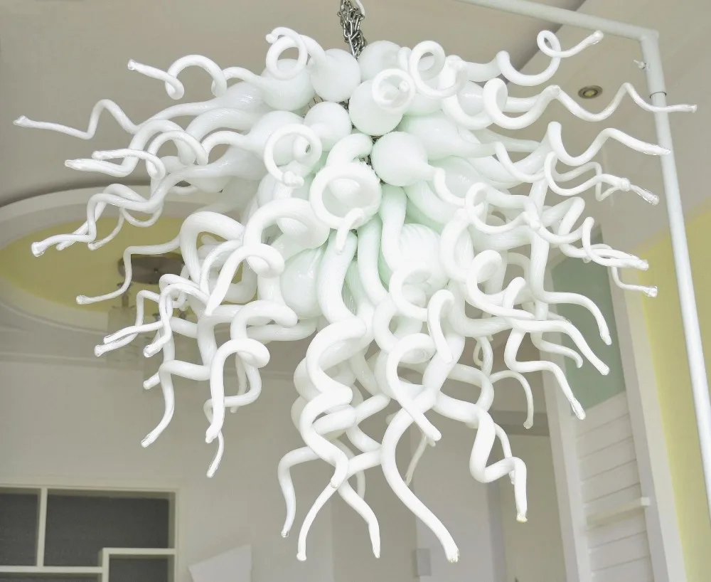 

New Style Custom-made Hand Blown Glass Crystal Chandelier Flower