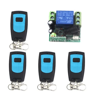 

1000m 12V 10A 1CH RF System RF Wireless Switch Remote&Receiver 315MHZ/433MHZ Remote Control Manufacturer 4112