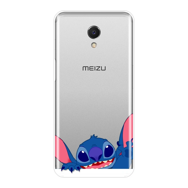 TPU силиконовый чехол для телефона для Meizu M6 M6S M6T M5 M5C M5S M3 M3S M2 Забавный Kawaii стежка Мягкий чехол для задней крышки для Meizu M6 M5 M3 M2 Примечание