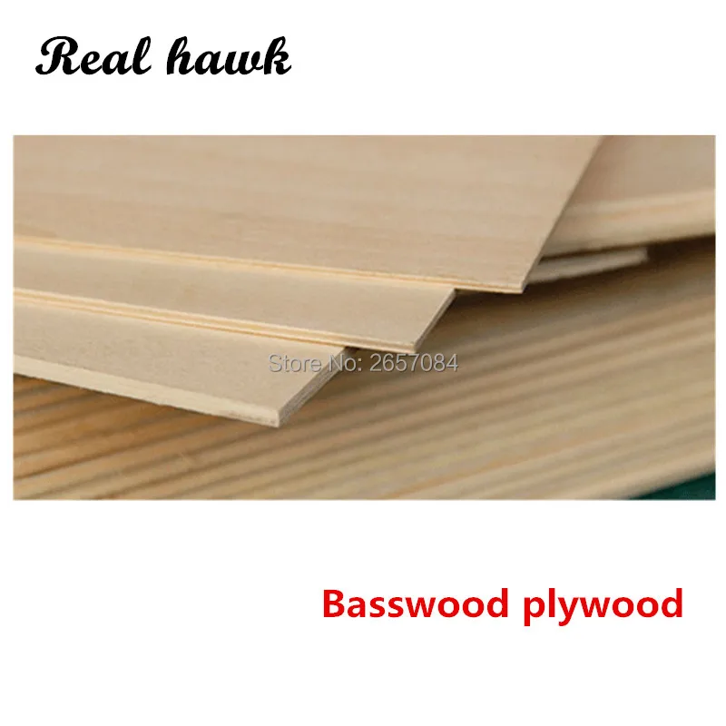 300x200x2mm Basswood Plywood Super Quality Aviation Model Layer