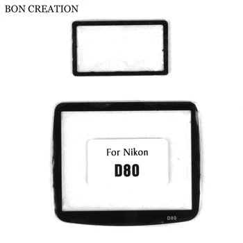

BON CREATION Screen Protector for Nikon D80 D90 Camera Compact LCD Optical Glass Screen Protective Film Camera Accessories