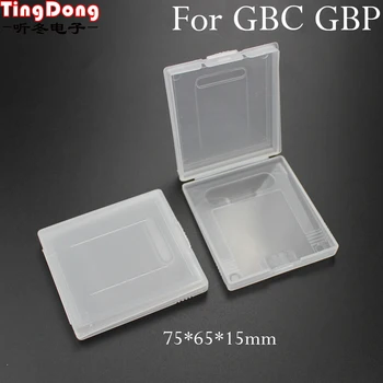 

TingDong White Plastic Game Card Case High Quality Game Cartridge Cases Boxes for Nintendo Gameboy GBC