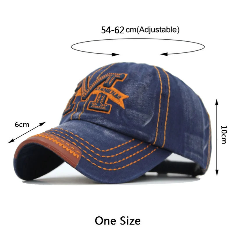 Xlamulu الجينز الرجال Snapback غطاء القطن البيسبول القبعات للرجال النساء Gorras Casquette العظام عارضة سائق الشاحنة الرجال أبي الذكور قبعات M