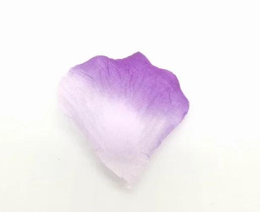 1000pcs Purple Color change Silk Artificial Rose Flower Petal Wedding Party Docration Table Confetti Shop Windows Decoration