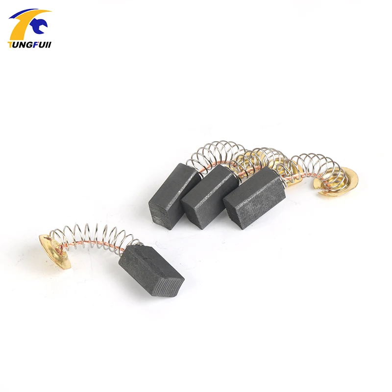 Tungfull 4pcs Angle Grinder Installed Machine Carbon Brush Angle