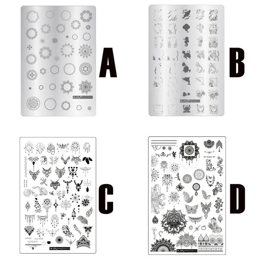 MAJOR DIJIT DIY Nail Art Stamp Stamping Plates Manicure Template Nail