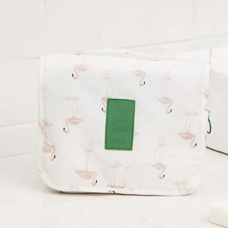 Creative Twill Oxford Cloth Cosmetic Bag Travel Suspension Portable Makeup Bag Fold Bath Wash Zipper Make Up Beauty Case Creative Twill Oxford Cloth Cosmetic Bag Travel Suspension Portable Makeup Bag Fold Bath Wash Zipper Make Up Beauty Case