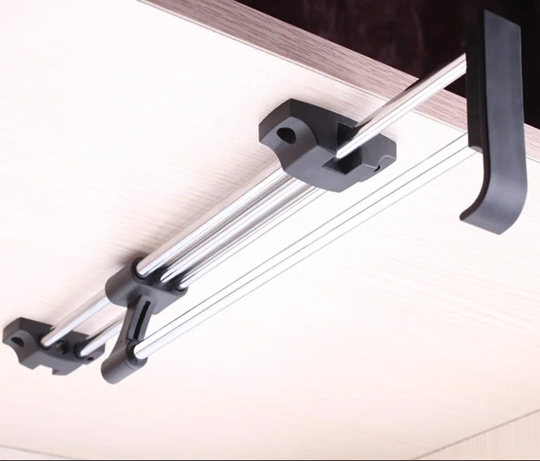 

Top-mounted sliding pull out Closet Wardrobe clothes hanger Rack