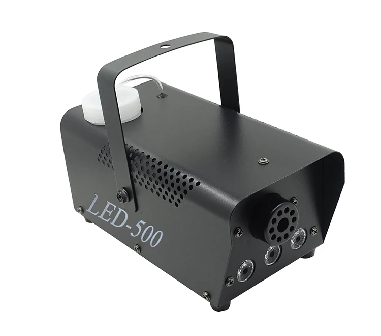 colorful fog machine 500W remote control  disco wedding fogger machine stage projector for home DJ smoke machine (8)