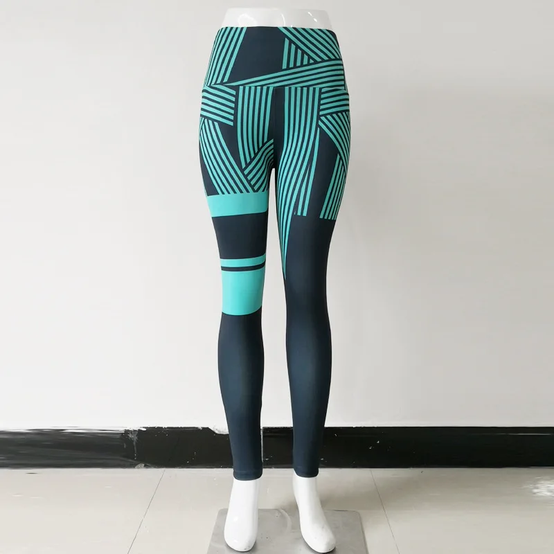 seasum leggings 2019 New Spring Women Leggings Striped digital printing Legging Sporting Fitness leggins Workout High Waist Leggin Pants zyia leggings