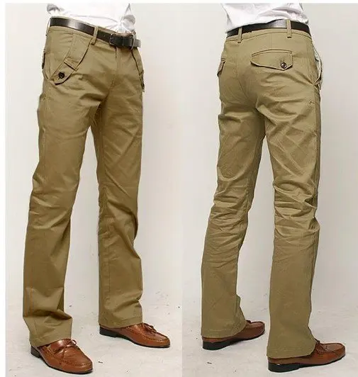 Hot Men's trousers Man's straight canister leisure