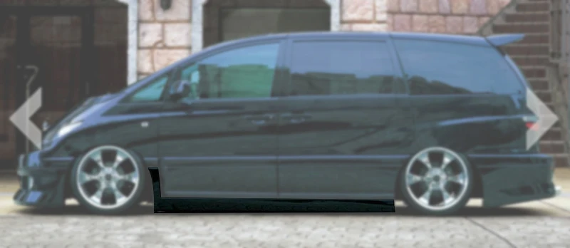 Для toyota estima ACR XR30 XR40 2000-2003 FAB стиль стекло волокно наружная Дверная панель 6 шт.(предварительно Переделанный) Комплект кузова гоночная отделка