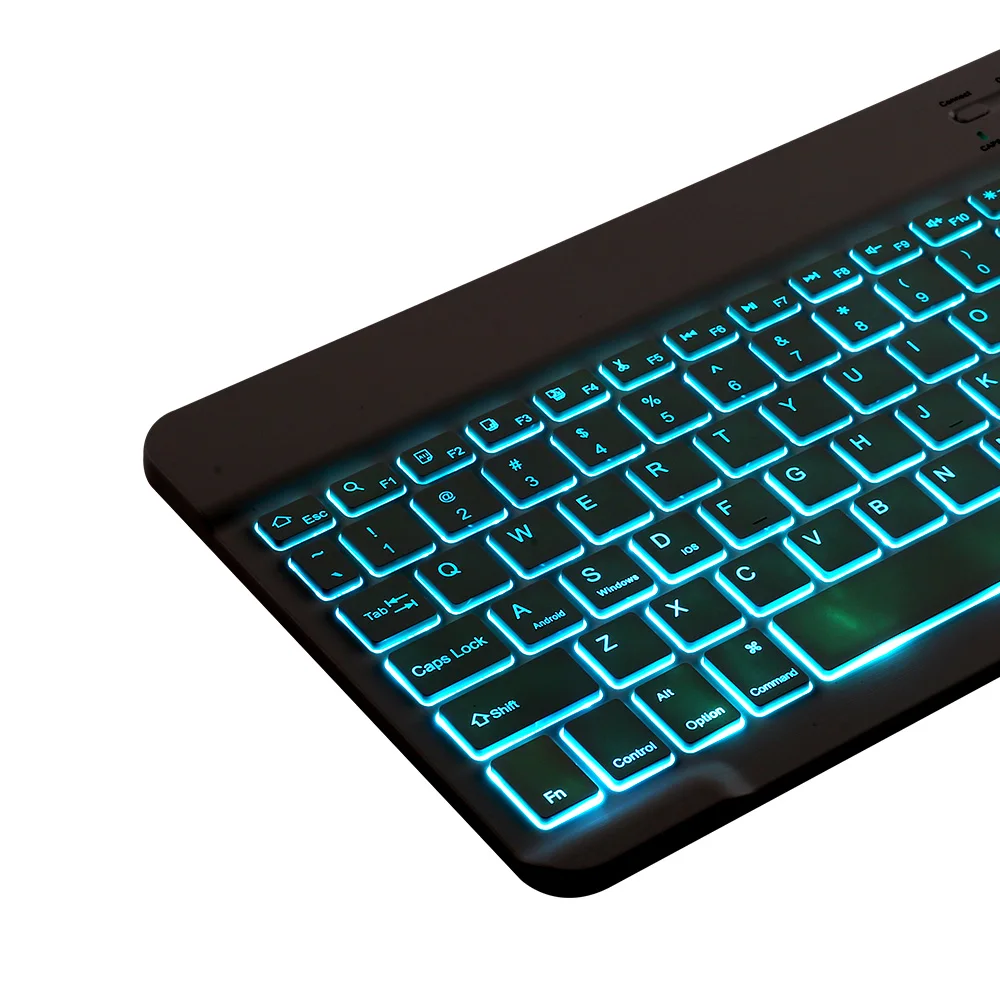 7 цветов клавиатура с подсветкой кожаный чехол с карандашом Bluetooth клавиатура для iPad Air 3 10,5 Pro 10,5