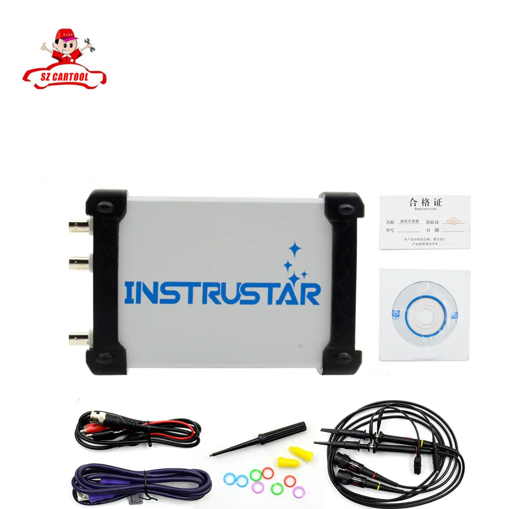 

ISDS205B 5 in 1 Multifunctional PC USB Digital Virtual Oscilloscope + Spectrum Analyzer + Data Recorder + DDS + Sweep 20M 48MS/s