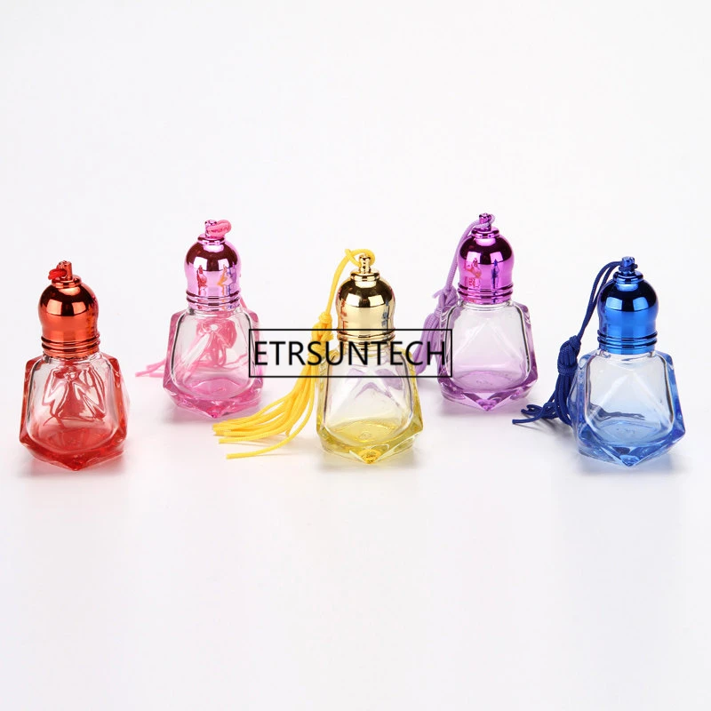 6ML Mini Essential Oils glass Roller Ball Glass Perfume Bottles