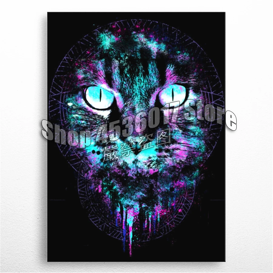 

Full 5D DIY Diamond Painting Iris Cat Animals Diamond Embroidery Cross Stitch Diamond Mosaic Home decoration Supplies Posters