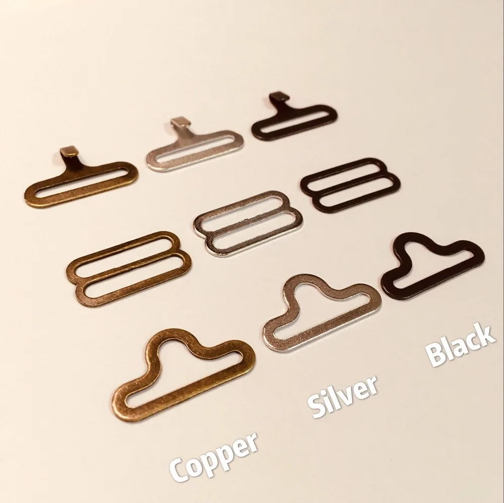 50 sets Bow Tie Hardware Necktie Hook Bow Tie or Cravat Clips Fasteners