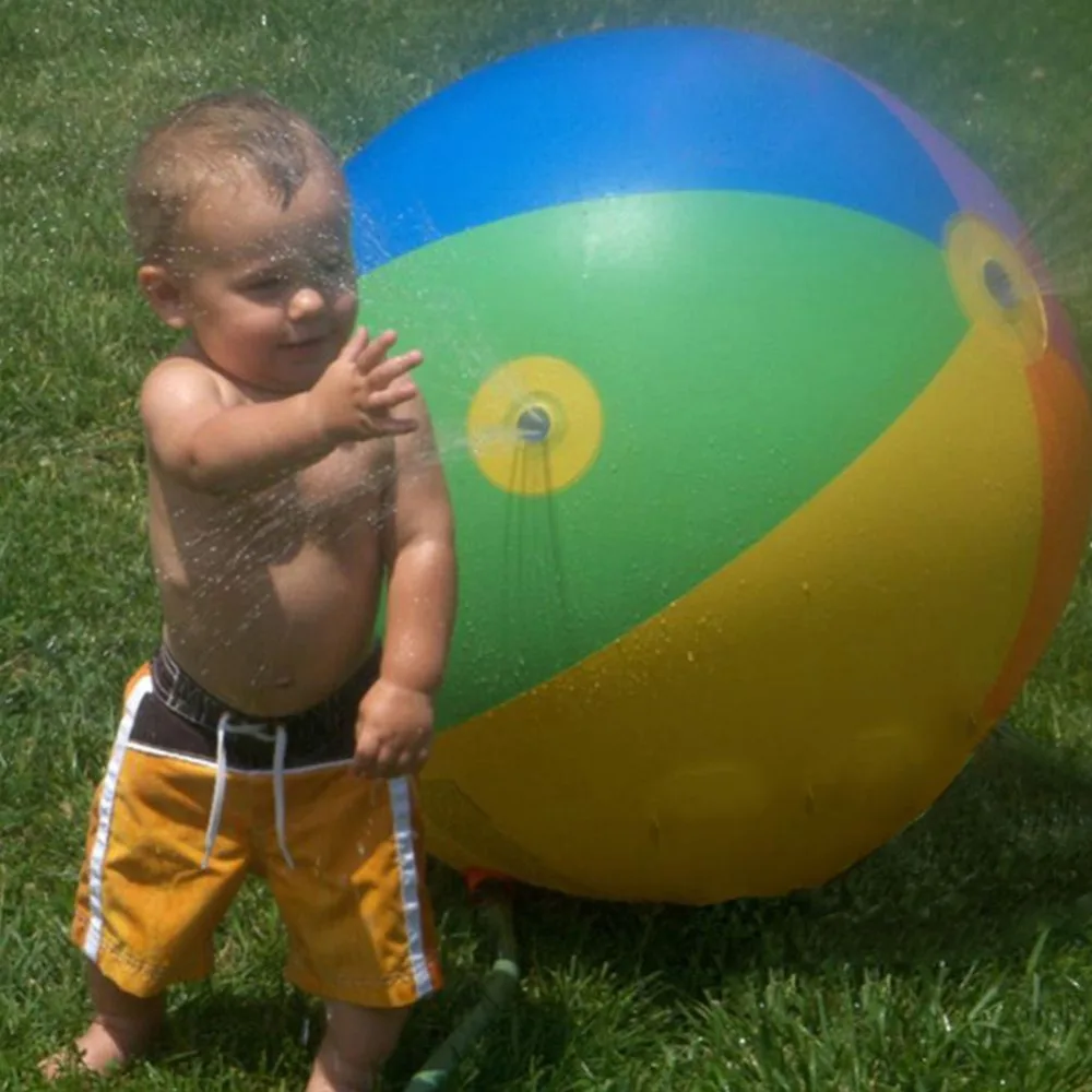 Надувные брызг воды мяч Детская летняя открытый плавательный бассейн пляж играть газон шаров игры разбить его игрушки