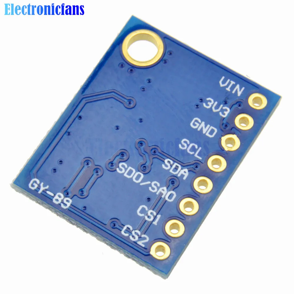 GY-89 10DOF I2C/IIC SPI L3GD20 LSM303D BMP180 Акселерометр, гироскоп магнитометр датчик барометра борту модуль GY89 для Arduino