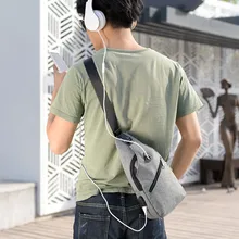 Новая мужская сумка через плечо модная Водонепроницаемая Мужская оксфордская ткань в Корейском стиле сумка через плечо на поясе для подростка