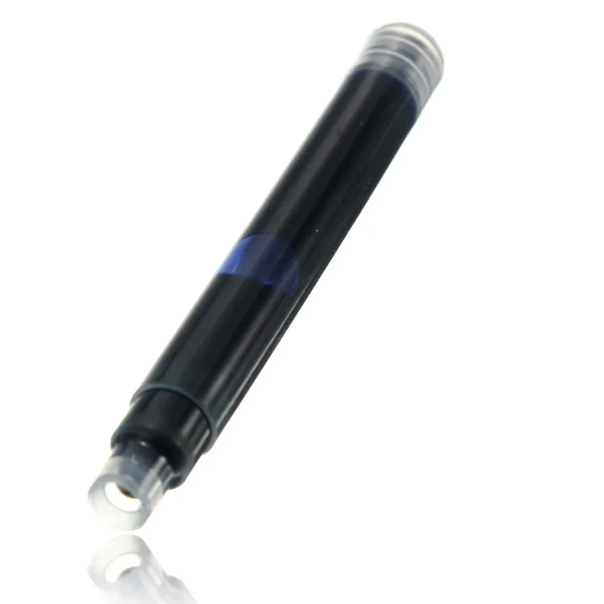 

Wholesale Price 10PCS Disposable Blue Black Red Fountain Pen Ink Cartridge Refills Length Fountain Pen Ink Cartridge Refills