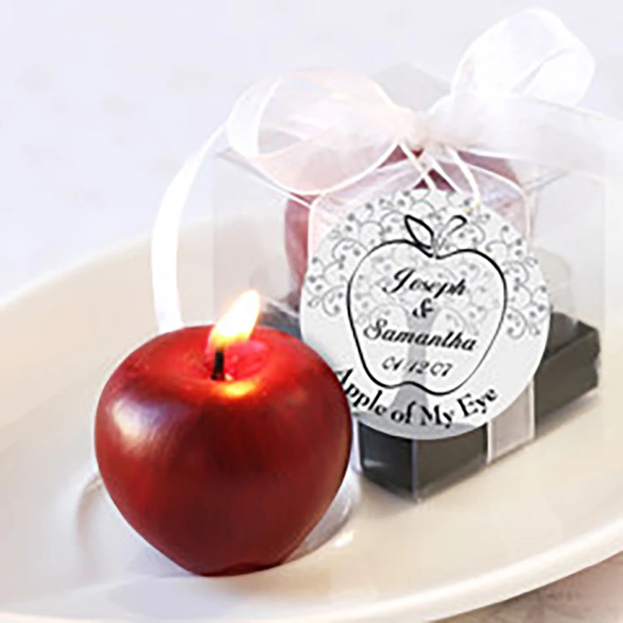 Fruit Home Wedding Candle Favors Craft Christmas Bougies D Coratives Wax Gift Candles Bougie