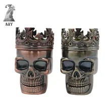 SY классический горячий Король Череп Металл Травяные ТРАВЫ ТАБАК мельница для размола пряностей курительная трубка резак измельчитель табака курительные инструменты