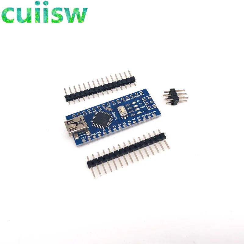 

Nano 3.0 controller compatible for arduino nano CH340 USB driver NO CABLE