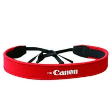 Keywest Camera Full Red Neoprene Neck Strap for Canon 50D 40D 30D 5D 450D 1000D