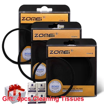 

ZOMEI Star filter +4 Points + 6 Points + 8 Points for Canon Nikon DSLR Camera Lens 52/55/58/62/67/72/77mm star-effect zomei new