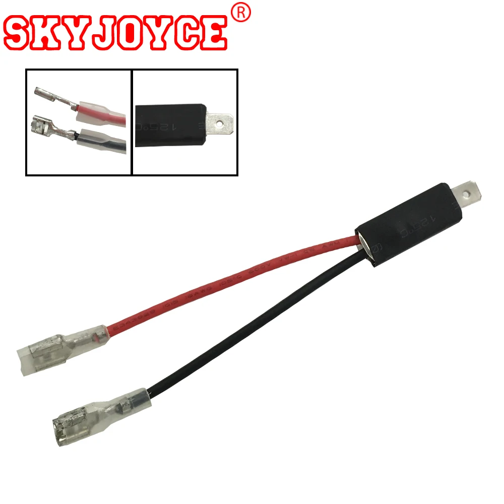 SKYJOYCE 10X headlight h1 xenon bulb relay connector socket extension