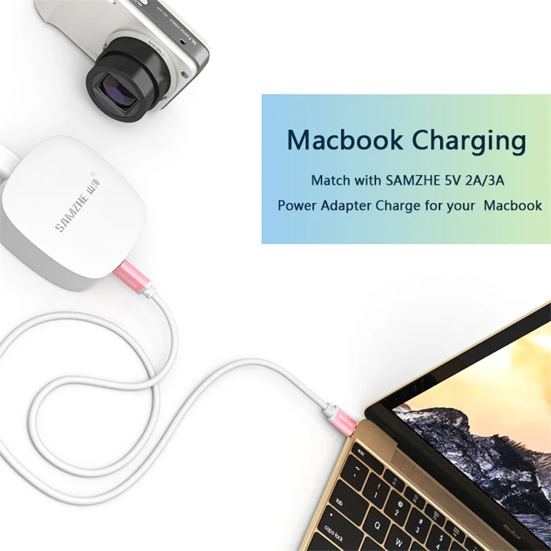 SAMZHE USB2.0 USB Type C кабель для мобильного телефона 5V 2A зарядный Xiaomi Samsung Huawei 0 25 m/0 5 m/1m/1