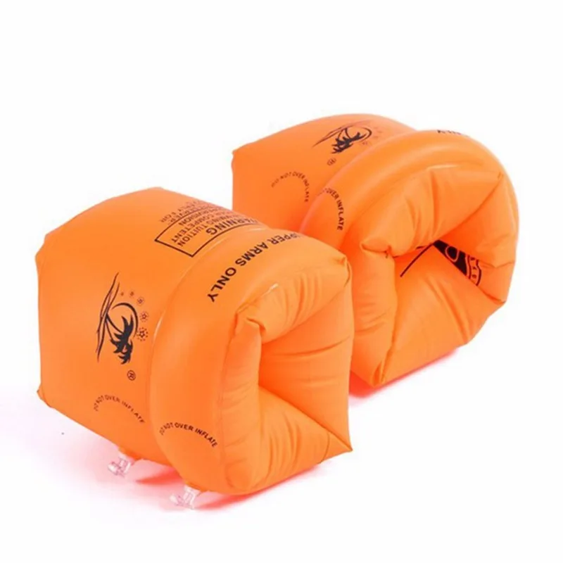 

2 pcs PVC Baby Swimming Arm Ring Floating Adult Child Yellow Rings Children Inflatable Swimming Air Sleeves Air Free Shipping
