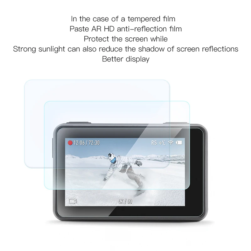 AR films HD Anti-reflection film Screen lens Protective film Explosion-proof for dji osmo action sport camera Accessories