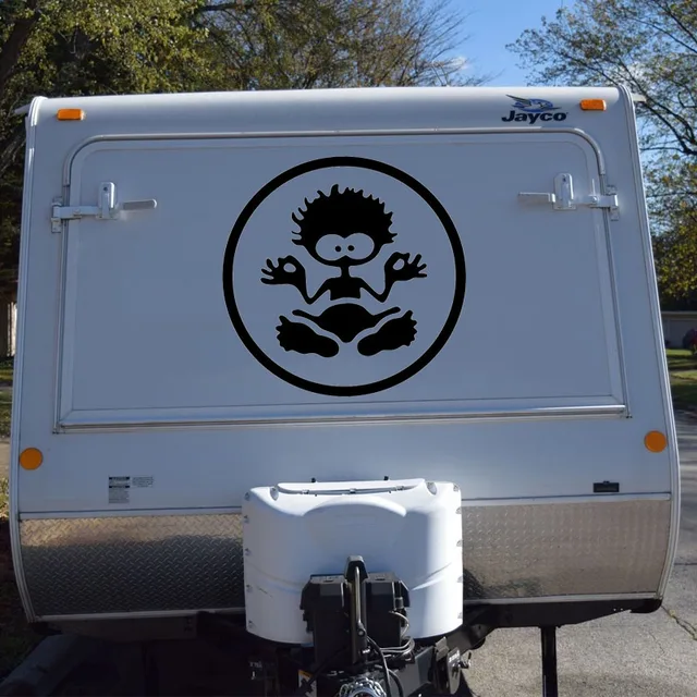 HotMeiNi 50*50CM 1x Funny Boy Travel Trailer Camper Van Graphics Motor