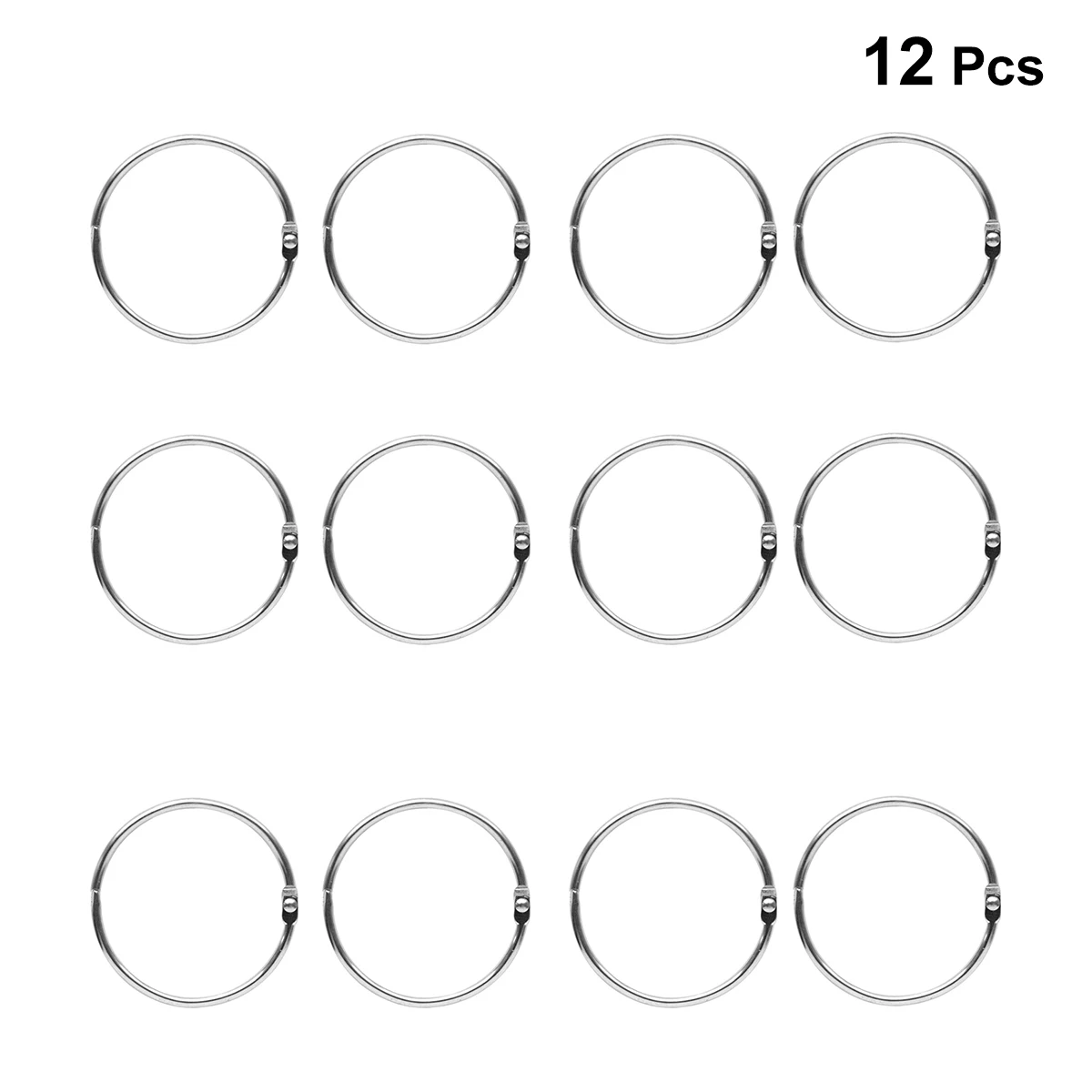 

12pcs Home Decoration High Qaulity Shower Curtain Rings Clamps Drapery Clips Bath Curtain Rod Clips Window