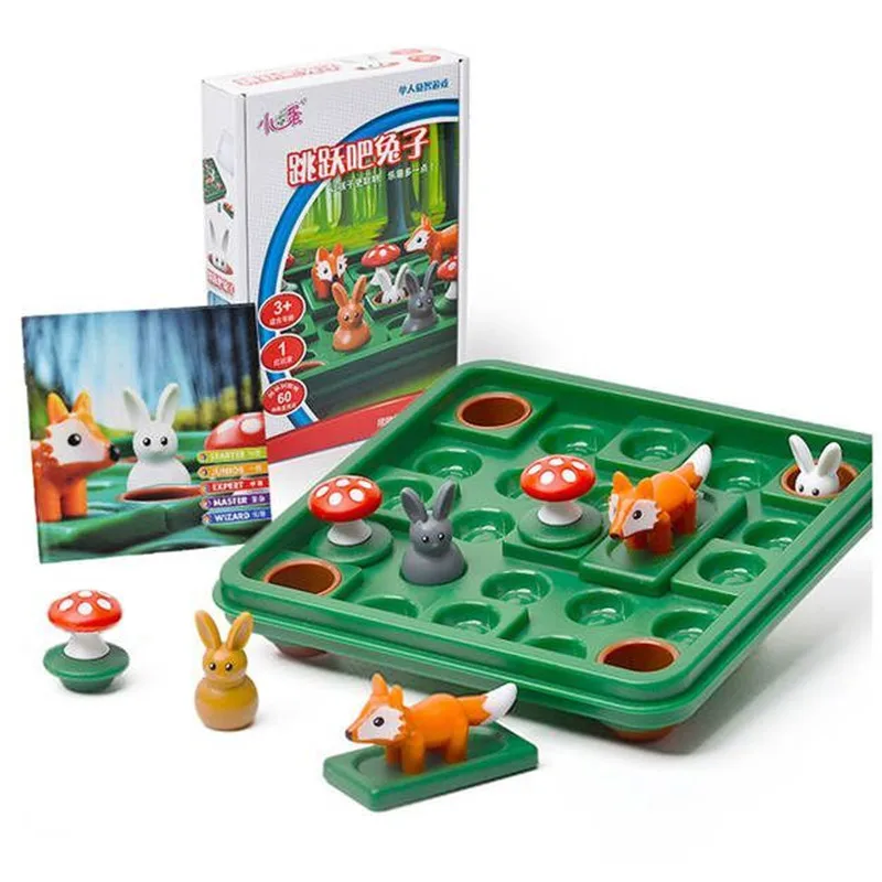 

Funny Rabbit and fox early education educational toys logic space thinking Reasoning Family Party Game