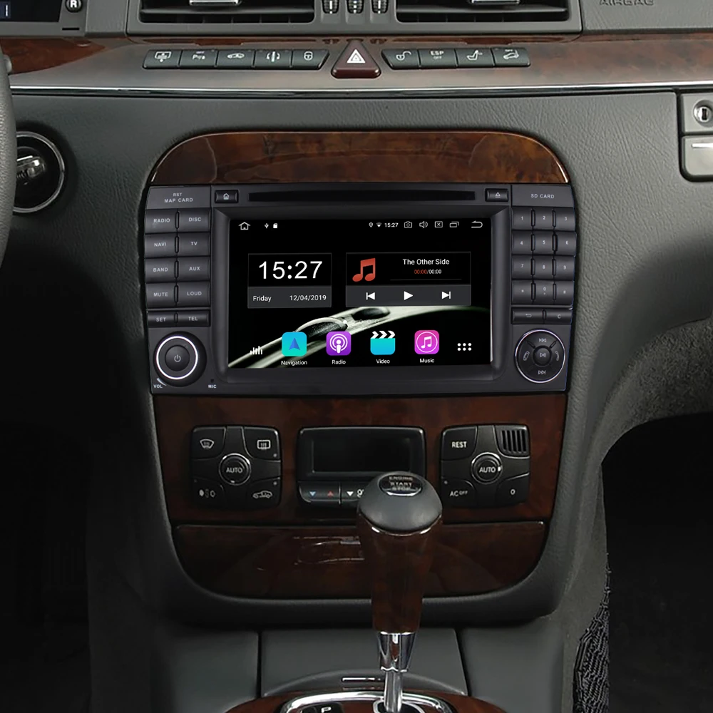 Flash Deal Owtosin Car Radio Multimedia Video Player Navigation GPS Android 9.0 For Mercedes-Benz S-Klasse W220 S280 S320 S500 S600 S65AMG 1