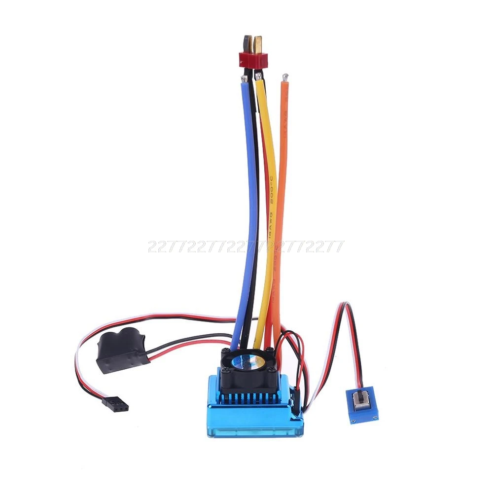 120A Waterproof Sensored Brushless Speed Controller ESC for RC Car Truck Crawler Je13 19 Dropship