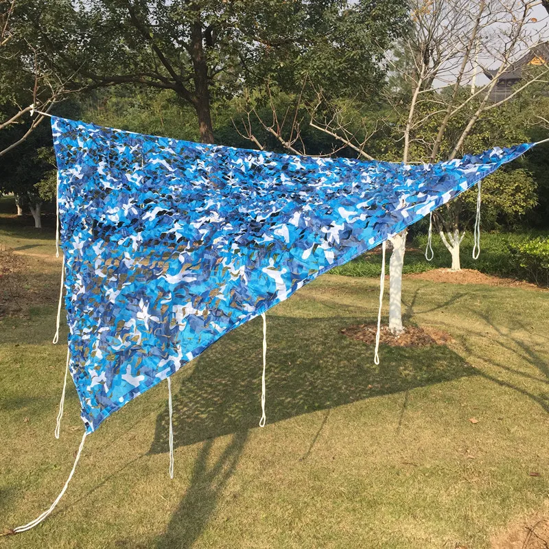 Camo Net 2X3M 2X6 3X3 3X4 4X4M Blue Camouflage Netting Mesh For Hunting