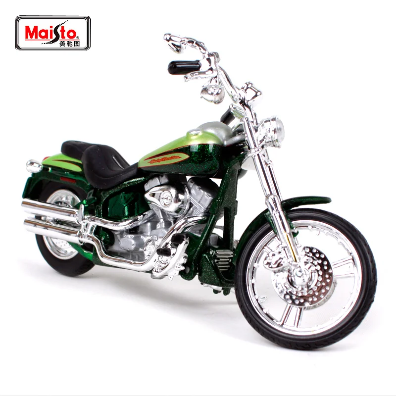 

Maisto 1:18 Harley 2004 FXSTDSE2 CVO Green MOTORCYCLE BIKE Model FREE SHIPPING NEW ARRIVAL 18859