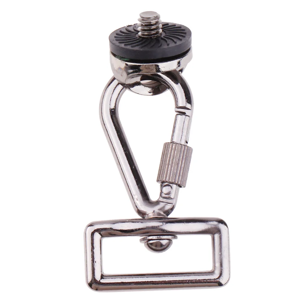 

Quick Release Trigger Snap Hook Ring Carabiner Screw Lock DSLR Camera Strap Buckle Hook For camera bag strap hook