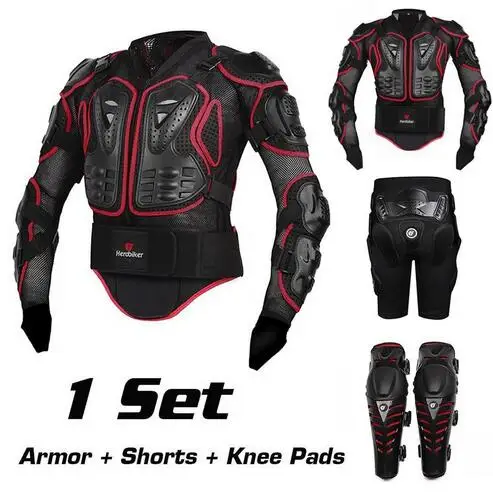 HEROBIKER Motorcycle Motocross Enduro ATV Racing Full Body Protective ...