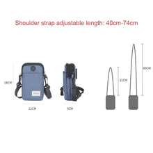 Многофункциональный поясной мешок шеи Висячие Сумки регулируемый ремень водонепроницаемые сумки для телефона с отверстием для наушников Популярные