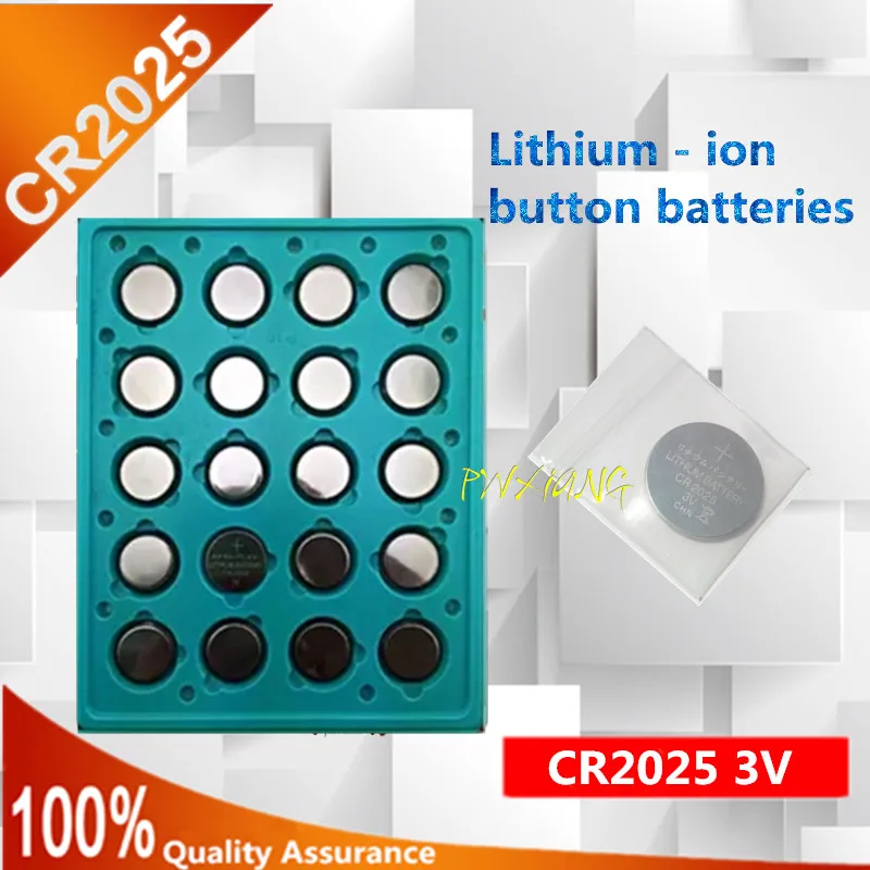 

High quality new 50pcs* 2025 CR2025 3V Coin Cell Battery For Watch Toy Calculator Headphone