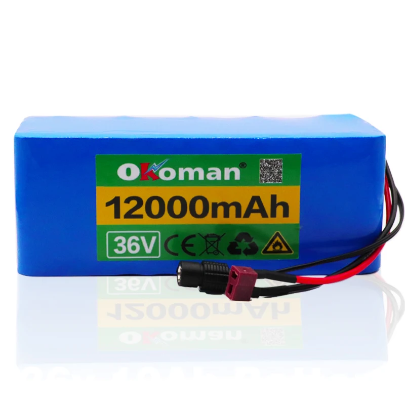10S4P 36 V 12Ah аккумулятор 18650 литиевая батарея 500 W аккумулятор высокой мощности 42 V 12000 mAh электровелосипед Электрический велосипед BMS+ 42 v зарядное устройство