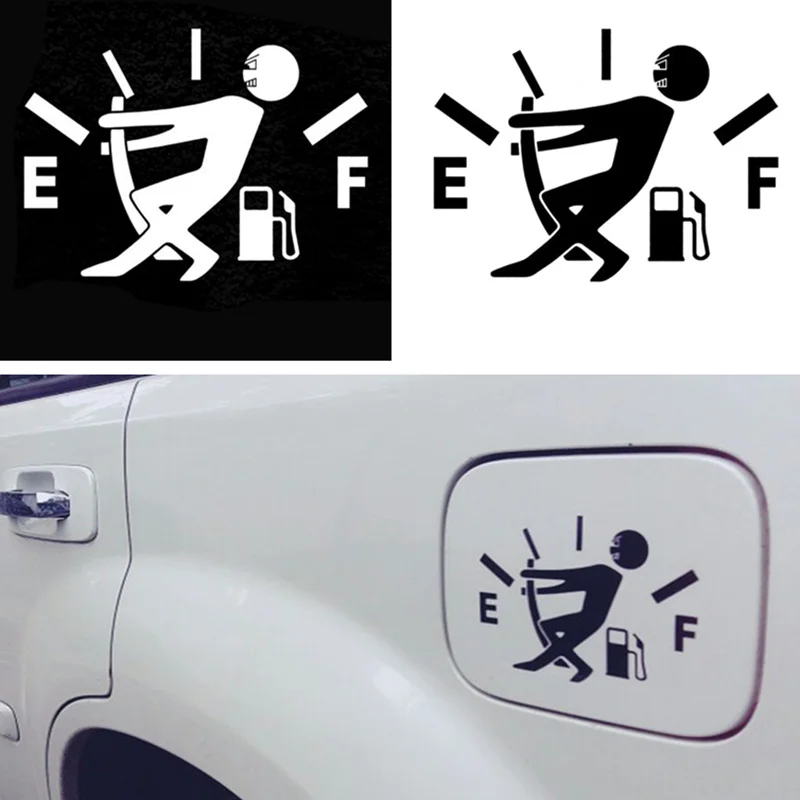 

Car High Gas Consumption Decal Fuel Gage Empty Stickers for Mitsubishi Asx Outlander Lancer EX Pajero Evolution Eclipse Grandis