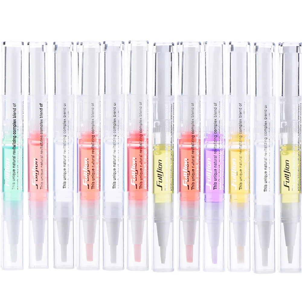 5ml Nail Care Finger Nourishing Liquid Nail Repair Pen Moisturizing Armor Nutrition 13 Fruity Bottle Nail Pen Oil Cuticel TSLM1