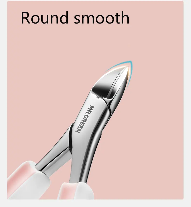 Máquina de Cortar Verde Unhas Manicure Ferramentas Profissional Aço Inoxidável Grosso Alicate Tesoura Toe Encravadas Cutícula Nipper Trimmer Mr. 7 toe unhas encravadas cutícula nipper trimmer
