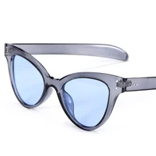 2017 New Cat Eye Sunglasses Women Brand Designer Classic Fashion Mirror Cat eye Sun Glasses For Female oculos feminine